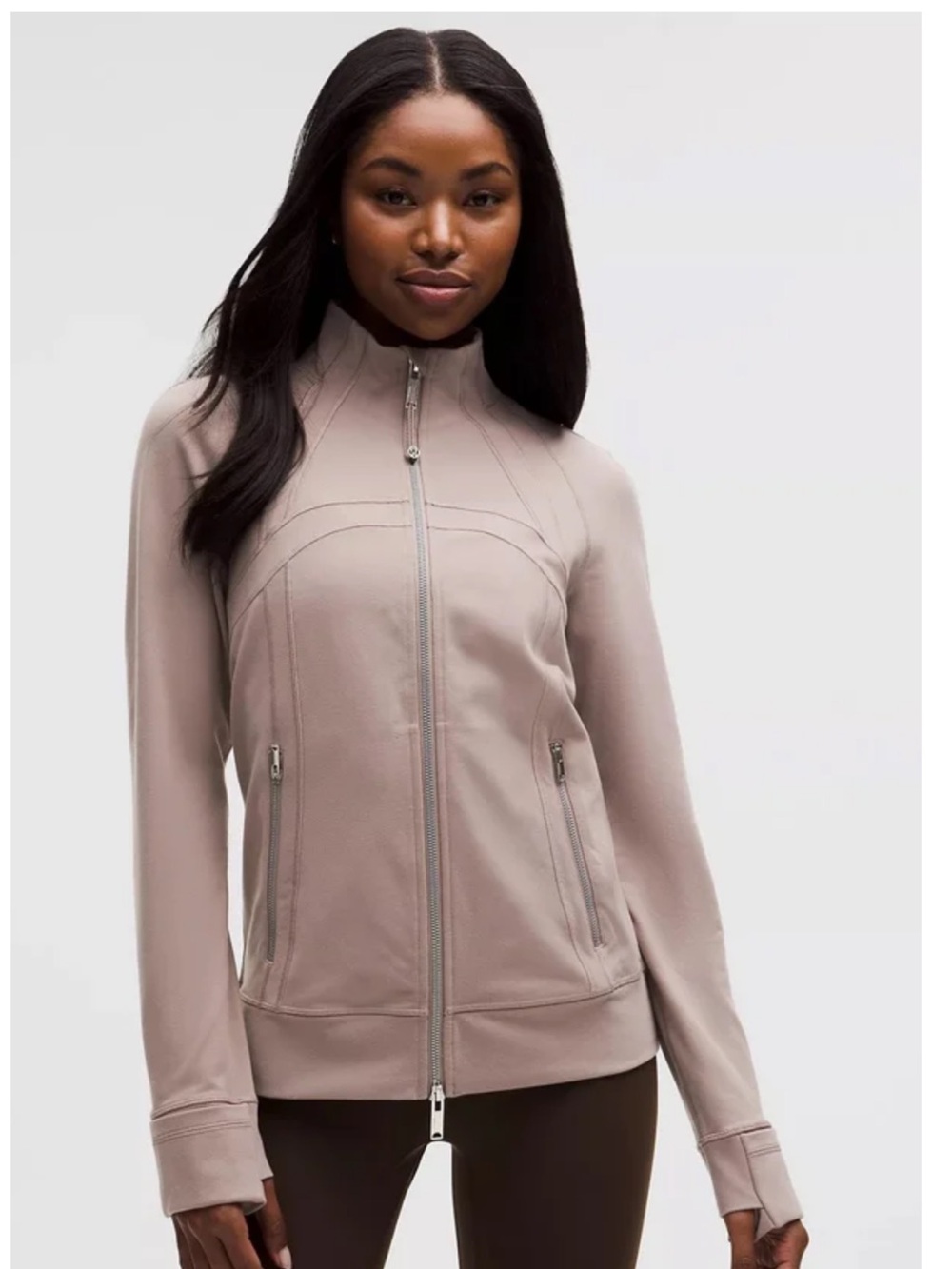 NWT Lululemon Define Track Jacket Luon – Ashen Rose – Size 6